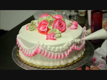 バラ　ケーキ作る方法