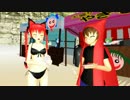 【東方MMD】お燐と夏の日