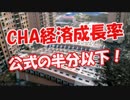 【CHA経済成長率】 公式の半分以下！
