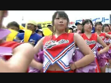 山形中央チア へそ出し