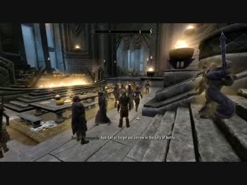 「Thunderball」TES5: Skyrim 外人実況プレイ　最終回（前編）