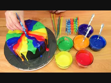 レインボーケーキ作り－３