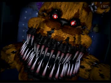 【実況】自宅警備員もやっぱり怖すぎるFive Nights at Freddy's4：05