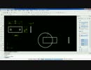 Draftsight解説-07-2穴プレートを描いてみよう！(1)