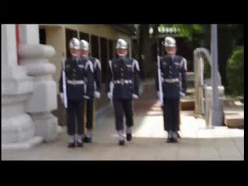 台湾　忠烈祠　閲兵交代式