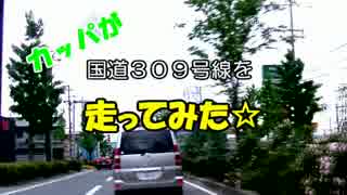 カッパが国道３０９号線を走ってみた