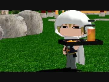 【ＭＭＤ刀剣乱舞】ちび山姥切、夏のとある一日