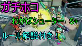 【ガチホコ】 わかばシューターで生き残れ！ ルール解説付き 【S+】
