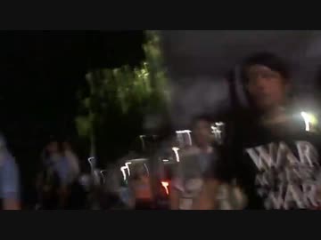 【逮捕？】カツトシさんのシールズデモ配信（コメ無し）【任意同行】