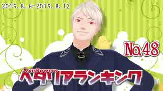 AxisPowersヘタリアランキング　№48（8/6～8/12）