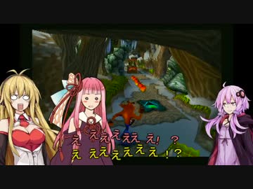 【クラッシュバンディクー2】結月ゆかりの100%クリア奮闘記Part.11前半