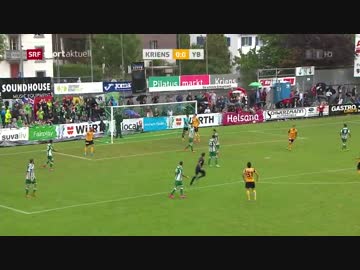 久保裕也が2ゴール：クリーンス vs ヤング・ボーイズ（2015.08.15）