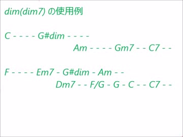 dim, aug, mM7 使用例