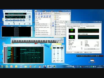 【黒MIDI】Bad Apple 3,5 millionをVBKPで再生してみた