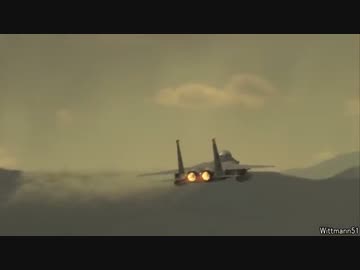 迫力のF-15、F-16戦闘機デモフライト