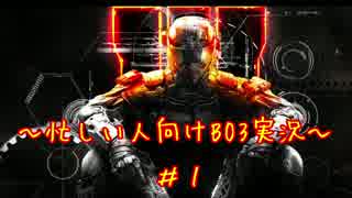 【CODBO3 β版】こちら忙しい人向けの戦争になります。＃１