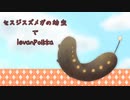 セスジスズメガの幼虫でIevanPolkka