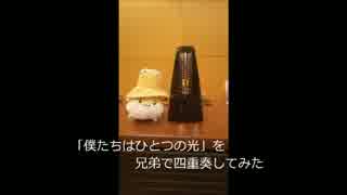 【ラブライブ！】僕たちはひとつの光を兄弟で四重奏してみた