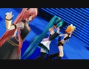 【MMD】STEP (ula式初音ミク、巡音ルカ、鏡音リン）