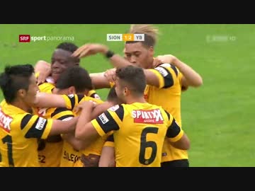 久保裕也1G1A：シオン vs ヤング・ボーイズ（2015.08.23）