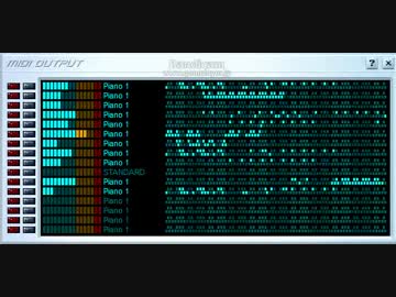【黒MIDI】Bad Apple 3,5 millionをVBKPで再生してみた