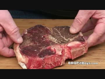 乾燥熟成させたポーターハウスステーキ