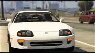 【GTA5】トヨタ SUPRA RZ(JZA80)でテストドライブ