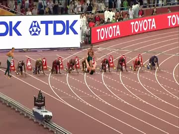 デ界肉棒　１００ｍ走