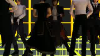 【MMD刀剣乱舞】２組STEP【大倶利伽羅・燭台切・長谷部×２】