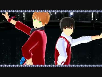 【APヘタリア人力・MMD】´言∀言) W廿ヮ廿)めろでぃらいん♪【合作】