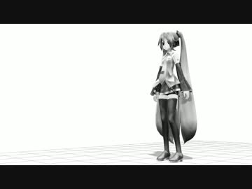 MMDer深夜のモーション一本勝負 テスト走行