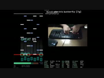 【発狂BMS】★★6 electric butterfly [7g] ノマゲ【声注意】