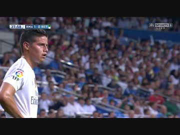 【LaLiga第2節】レアルマドリードvsレアルベティス