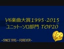ぶいろく楽曲大賞 ユニット・ソロ部門TOP20