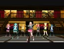 【MMD】 IA、ミク、リン、テト、ネル、アイ、レイでアッパーチューン