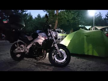 【GSR400】　盆ツーリング＃8　吹上浜キャンプ編