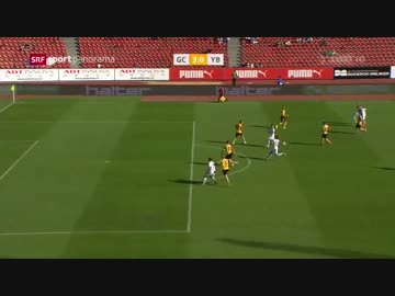 久保裕也がゴール：グラスホッパー vs ヤング・ボーイズ（2015.08.30）