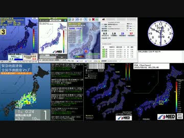 【緊急地震速報】2015年9月1日0時29分頃　静岡県西部【最大震度3】