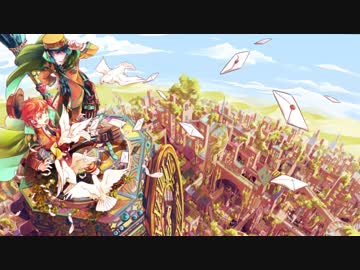 迷路の町と郵便屋さん描いてみた