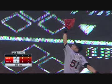 エアーイチロー！背走から超美技　MLB公式サイトも「凄まじいキャッチ」