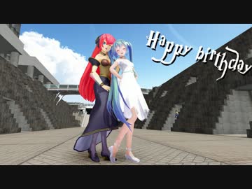 Happy birthday ミクさん【巡音ルカ V4X Engrish】