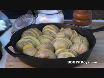 鉄フライパンで作るグリルドポテト