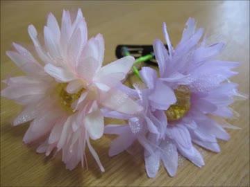 TV、まとめで話題沸騰中のフラワークリップ（豆芽花）つくってみた