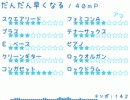 【バンブラP】だんだん早くなる【配信中】
