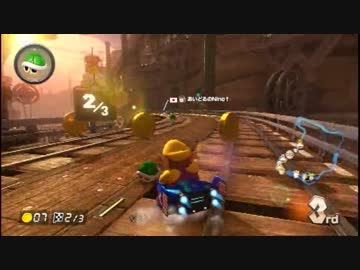 【マリオカート８】へたっぴでも♂男と女のガチバトル♀・3GP【clan視点】