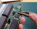 【ﾁﾝﾄﾝ】ど素人のファミコン電池交換テープ留め【ｼｬﾝﾃﾝﾄﾝ】