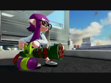 【実況】新ブキ・スプラスピナーを試してみた【スプラトゥーン】