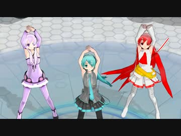 【MMD】 おさげのらぶミクさんで『３９』