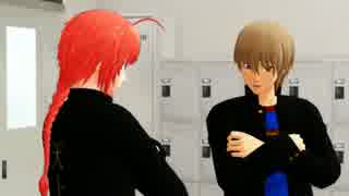 【MMD銀魂】沖田と神威でチェックメイト