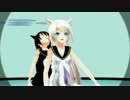 【MMD】きょうもハレバレ【白猫＆黒猫】
